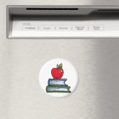 Aimant Livre et pomme (In Situ (Lave-vaisselle))