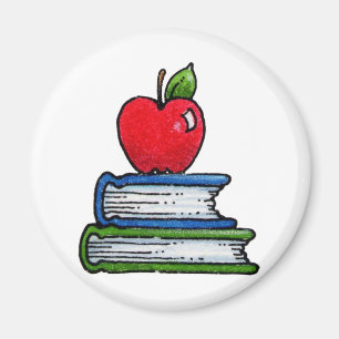 Aimant Livre et pomme
