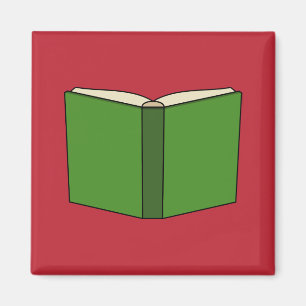 Aimant Livre vert de dessin