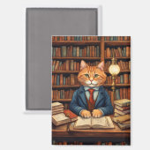 aimant livres et chats (Recto/Verso)