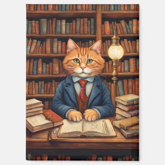 aimant livres et chats (Recto)