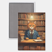 aimant livres et chats (Recto/Verso)