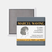 Aimant Livret d'instructions de conception de cheveux vin (Recto/Verso)