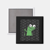 Aimant Lizard Lizard Lizard Funny Weirdcore Animal mème G (Recto/Verso)