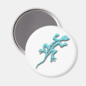 Aimant Lizard-turquoise (Recto/Verso)