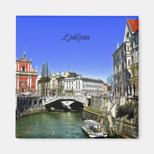 Aimant Ljubljana, Slovénie (Devant)