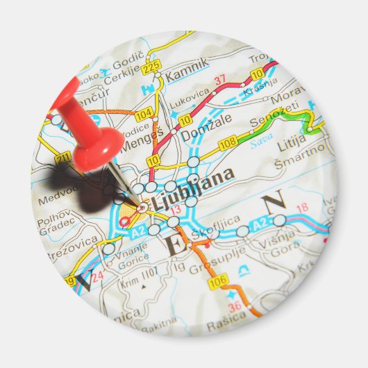 Aimant Ljubljana, Slovénie (Devant)