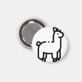Aimant Llama (Recto/Verso)