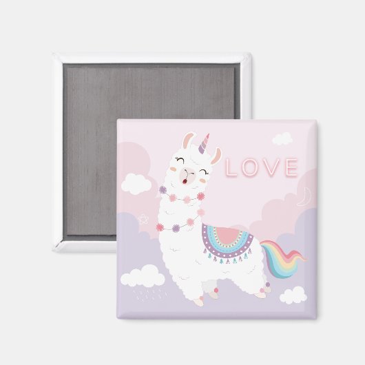 Aimant Llama (Recto/Verso)