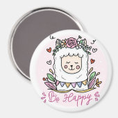 Aimant Llama (Recto/Verso)