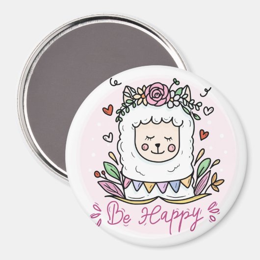 Aimant Llama (Recto/Verso)