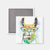 Aimant Llama à pantalons (Recto/Verso)