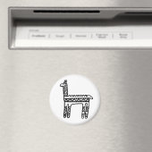 Aimant Llama-BW (In Situ (Lave-vaisselle))