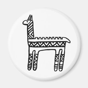 Aimant Llama-BW