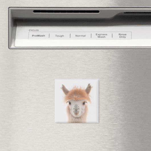 Aimant Llama Cute (Alpaca) | Collectable (In Situ (Lave-vaisselle))