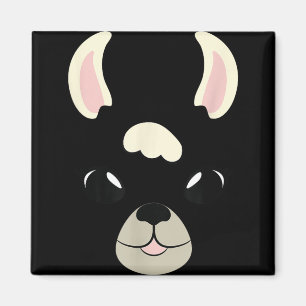 Aimant Llama Face Costume d'Halloween Alpaca Amateurs