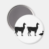 Aimant Llama, Llama, Canard (Recto/Verso)