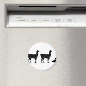 Aimant Llama, Llama, Canard (In Situ (Lave-vaisselle))