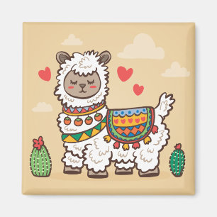 Aimant Llama Love
