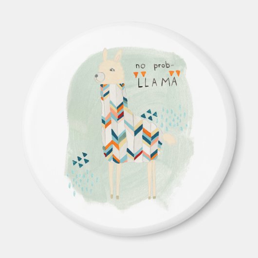 Aimant Llama Squad - Pas de Prob-llama (Devant)