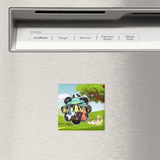 Aimant Llama vs Evil Squid Epic Space Battle (In Situ (Lave-vaisselle))