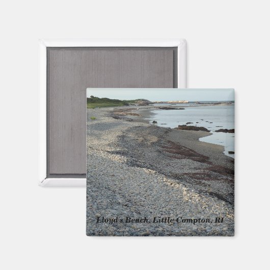 Aimant Lloyd's Beach, Little Compton, RI (Recto/Verso)
