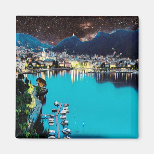 Aimant LMD001 COMO - Lac - Lombardie - Italie - Frigo (Devant)