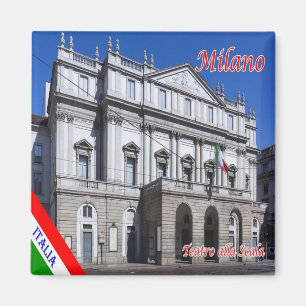 Aimant LMD009 MILAN, Théâtre alla Scala, Italie, Frigo