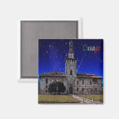 Aimant LMD083 CUSAGO, Château, Lombardie, Italie, Frigo (Recto/Verso)