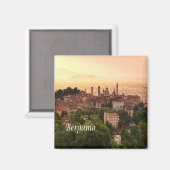 Aimant LMD111 lever du soleil de BERGAMO, Lombardie, Ital (Recto/Verso)