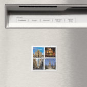 Aimant LMD117 Mosaïque MILAN, Lombardie, Italie, Frigo (In Situ (Lave-vaisselle))