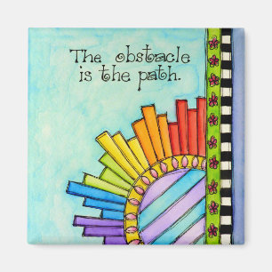 Aimant L'Obstacle Est Le Chemin