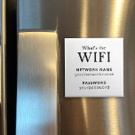 Aimant Location Guest Wifi Mot De Passe Réfrigérateur Mag<br><div class="desc">Partagez votre nom de réseau WiFi et votre mot de passe à vos invités de location avec ce modèle magnétique du réfrigérateur. Aimant carré de 2 pouces.</div>