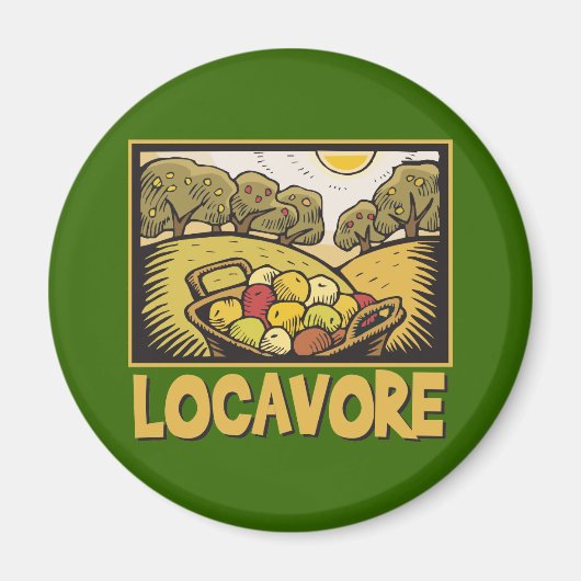 Aimant Locavore Alimentation Lente (Devant)