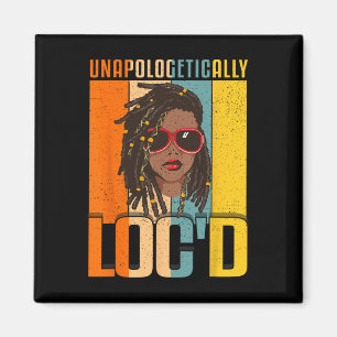 Aimant Loc'd Black Queen Melanin Loc'd Hair