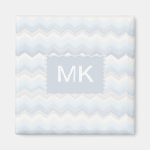 Aimant L'océan ombrage l'aquarelle Chevron