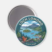 Aimant Loch Lomond Écosse (Recto/Verso)