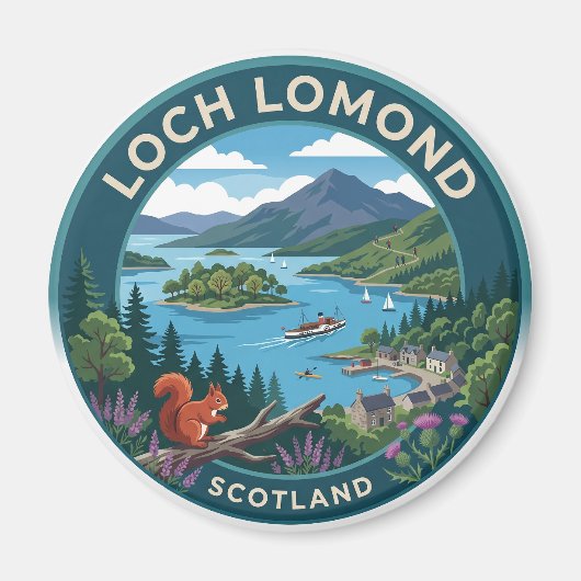 Aimant Loch Lomond Écosse (Devant)