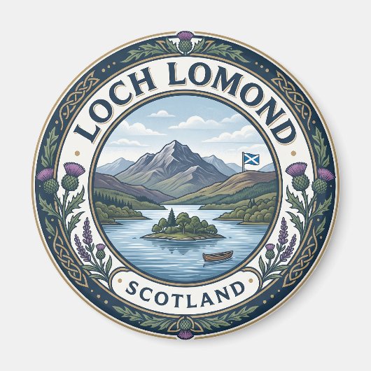 Aimant Loch Lomond Écosse (Devant)