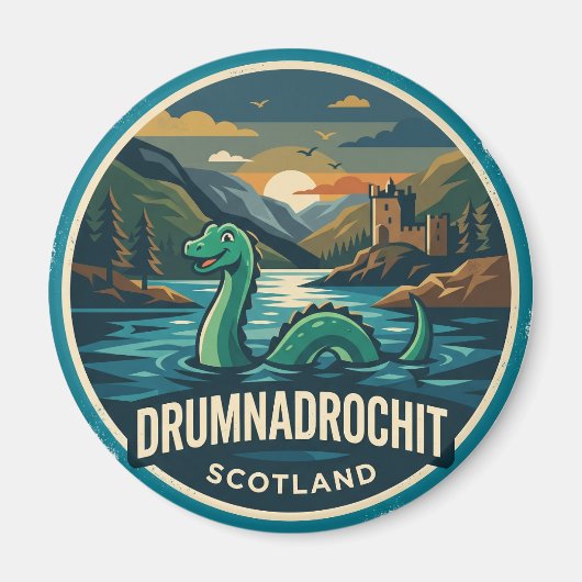 Aimant Loch Ness Écosse (Devant)