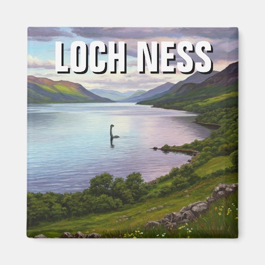 Aimant Loch Ness Nessie Travel (Devant)