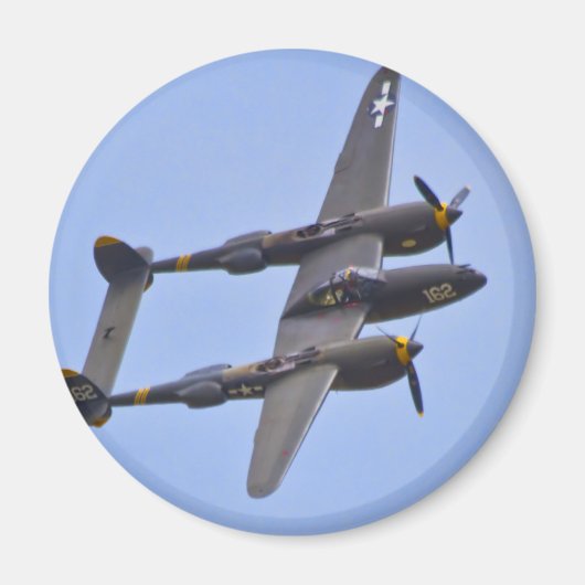 Aimant Lockhhe P-38J Lightning a (Devant)