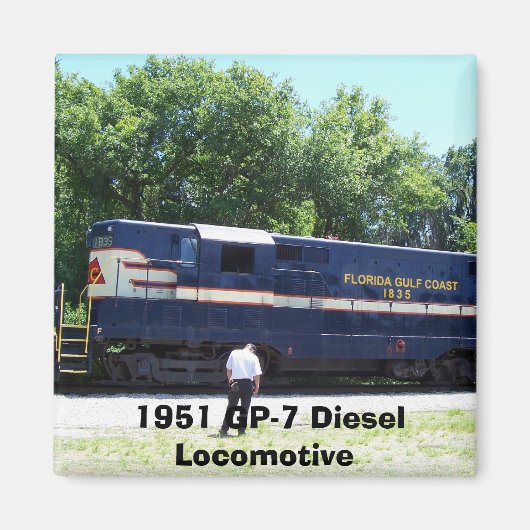 Aimant Locomotive diesel GP-7 1951 (Devant)