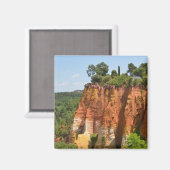 Aimant L'ocre à Roussillon en France (Recto/Verso)