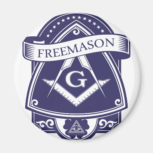 Aimant L'oeil de la Freemason Illuninati (Devant)