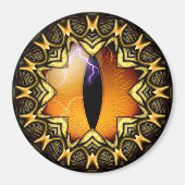 Aimant L'oeil d'un dragon d'or (Devant)