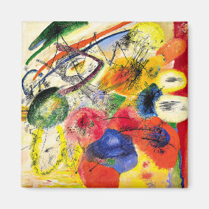 Aimant l'œuvre d'art de Wassily Kandinsky, Traits noirs 1