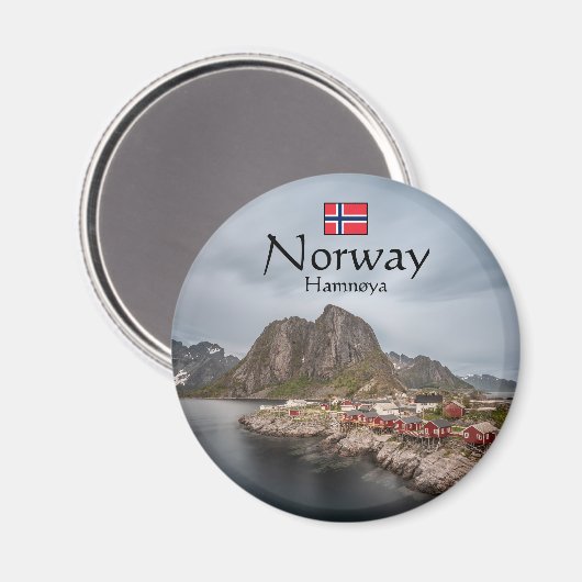 Aimant Lofoten Norvège (Recto/Verso)