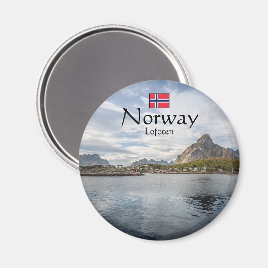 Aimant Lofoten Norvège (Recto/Verso)