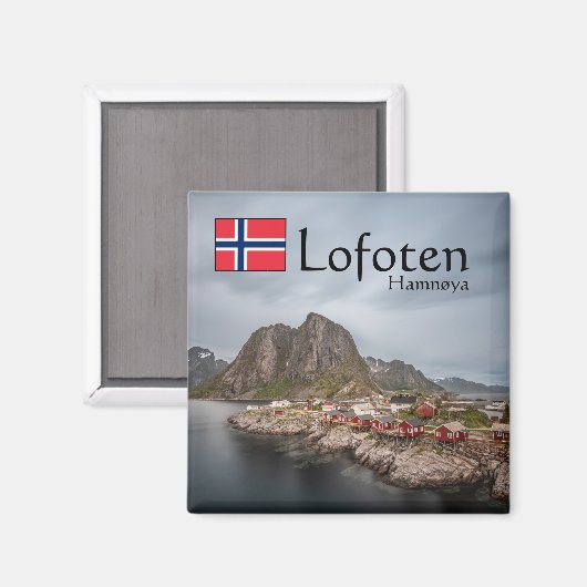 Aimant Lofoten Norvège (Recto/Verso)
